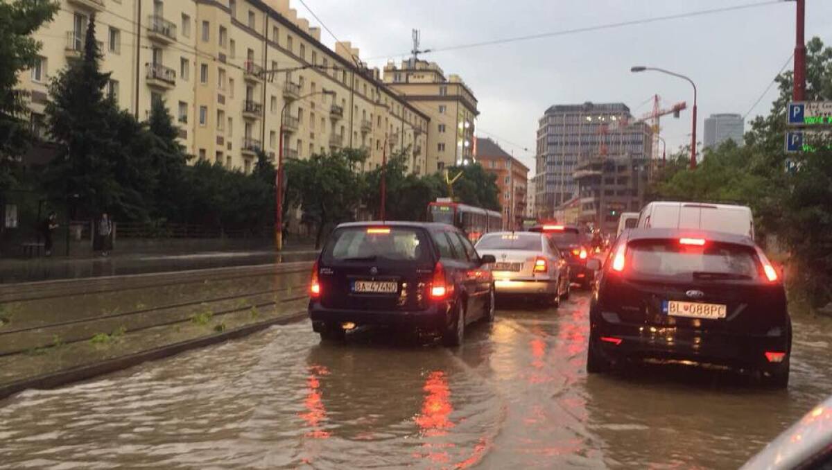 račianska, bratislava, dážď