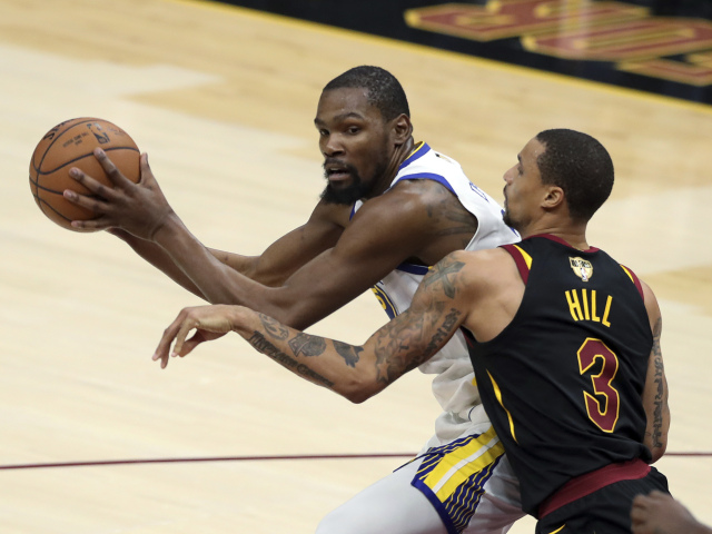 Kevin Durant, finále NBA, Golden State, George Hill