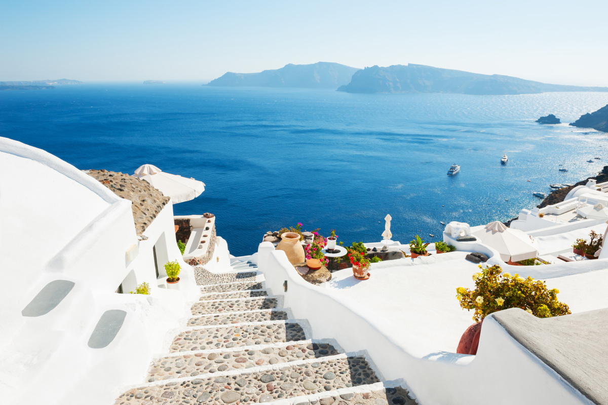 Santorini, pláž