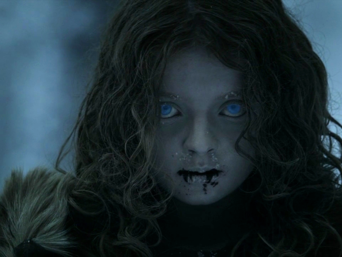 hra o tróny, game of thrones, white walker, biely chodec, dievča,