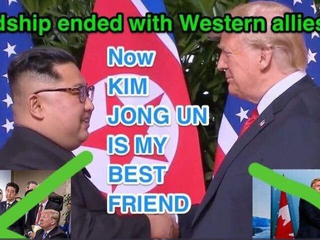 Kim, Trump