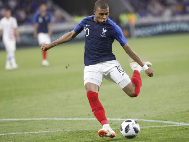 Francúzsko Futbal prípravný USA Mbappé