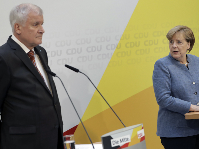 merkelová, seehofer