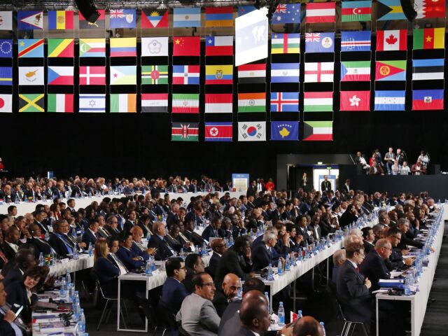 Rusko Futbal MS2018 FIFA Kongres Putin privítanie