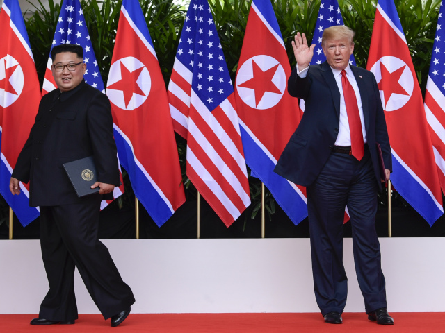 Kim Čong-un, Donald Trump, summit, Singapur