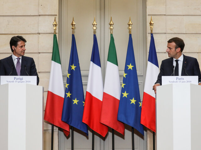Emmanuel Macron, Giuseppe Conte
