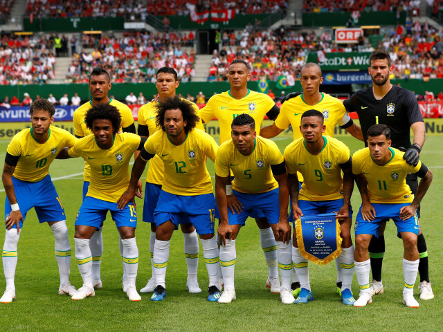 Brazília, futbal, tím