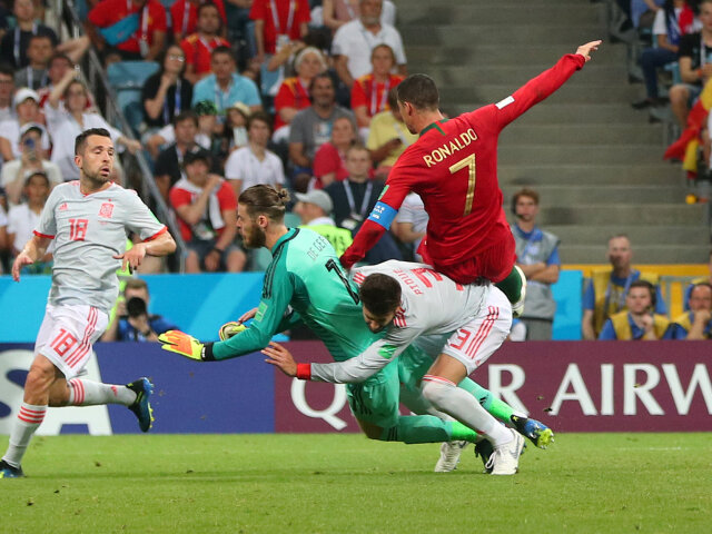 Cristiano Ronaldo, Gerard Piqué, David de Gea