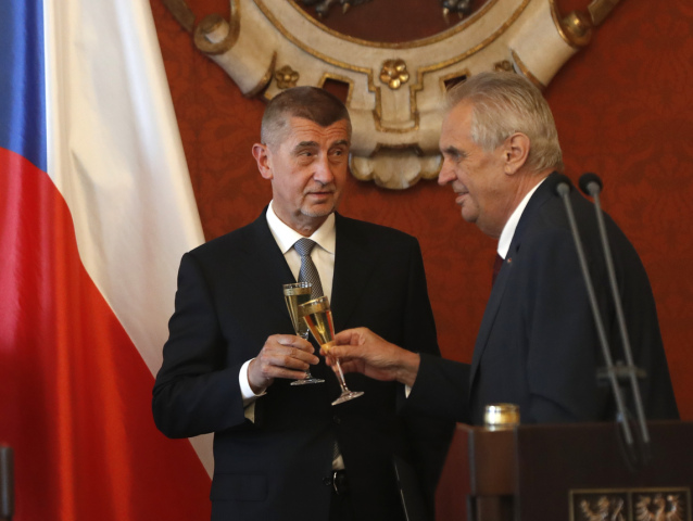 ČR, Zeman, Babiš, premiér, vymenovanie