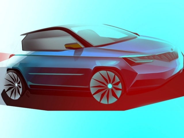 Škoda Fabia IV - skica