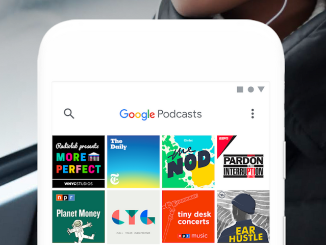 Google Podcasts, podcasty