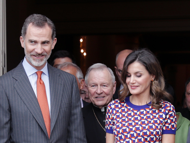 Kráľ Felipe VI. a jeho manželka - kráľovná Letizia počas návštevy San Antonia.