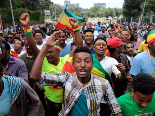 Etiópia, zhromaždenie, premiér, Abiy Ahmed, Meskel Square