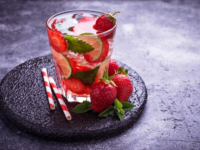 jahodové mojito