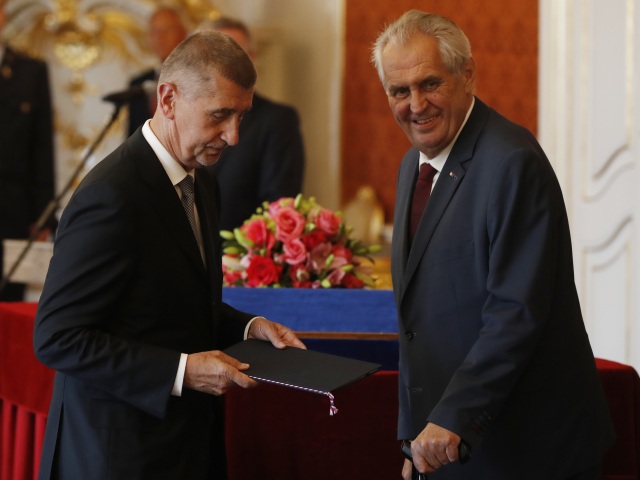 Andrej Babiš, Miloš Zeman