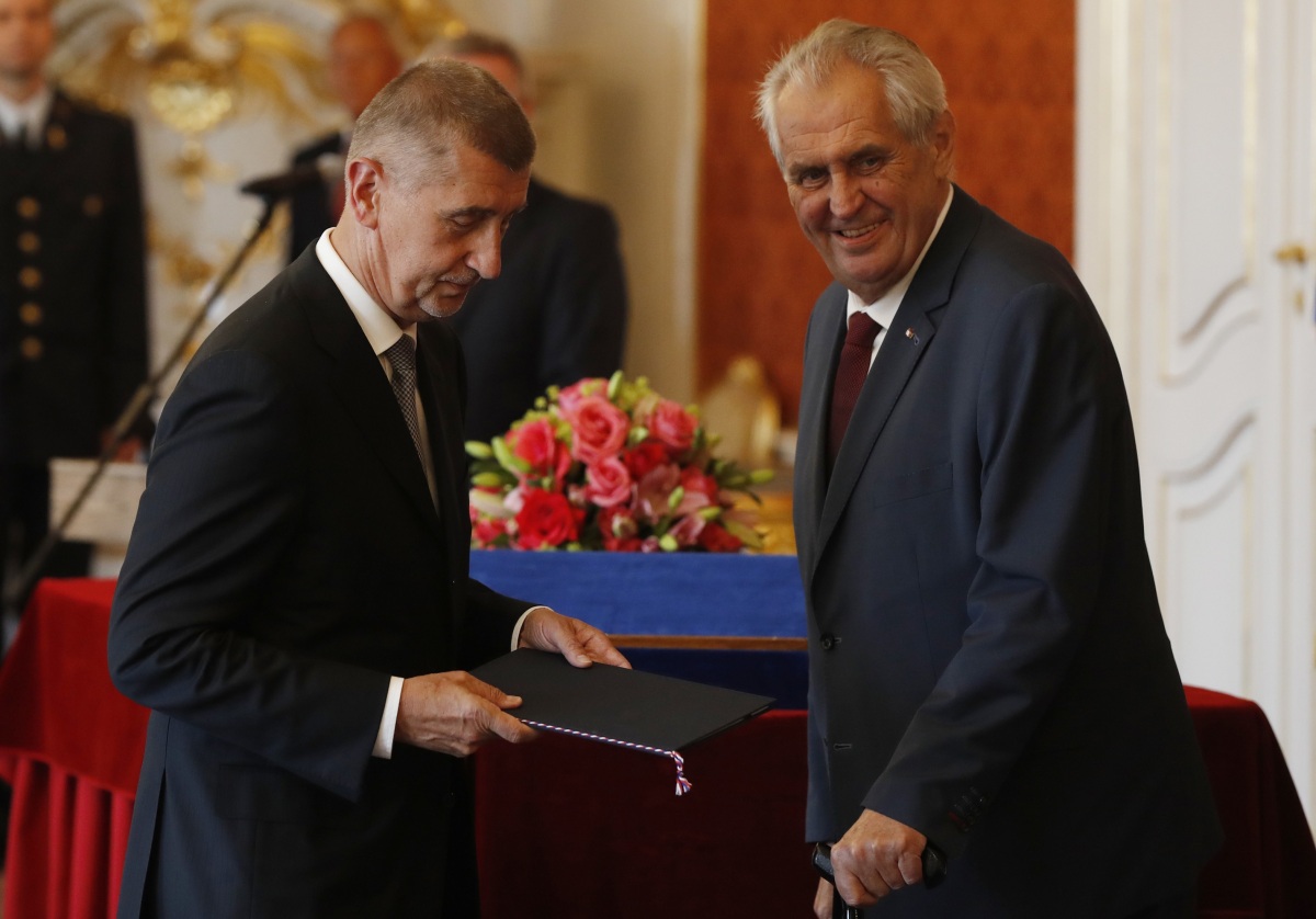 Andrej Babiš, Miloš Zeman