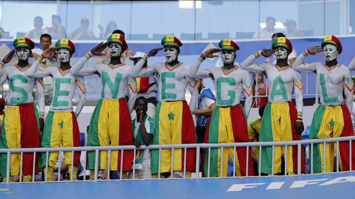 Senegal, Kolumbia, fanúšikovia