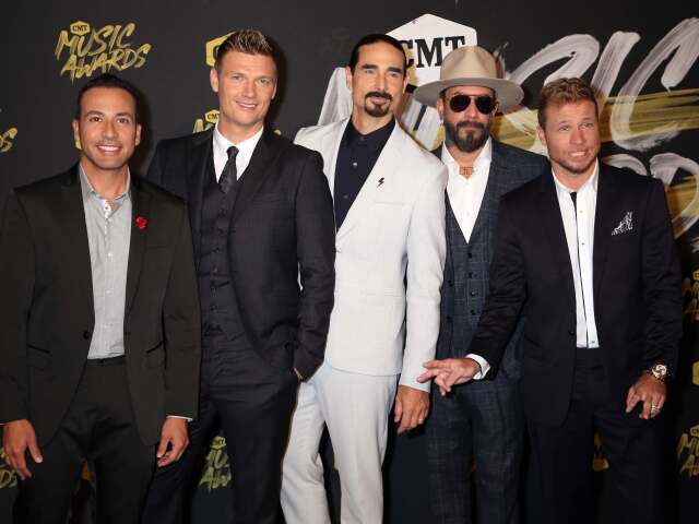 Členovia formácie Backstreet Boys na archívnom zábere. 