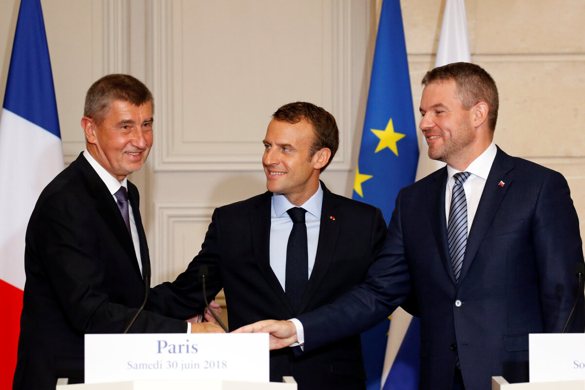 babiš, macron, pellegrini