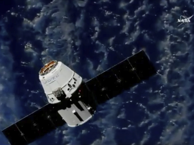 spacex, dragon, iss, družica, vesmírna stanica