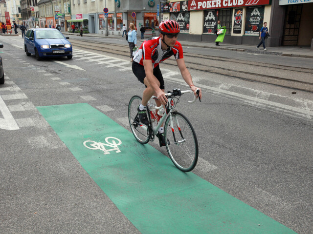 cyklotrasa, bicykel,centrum Bratislava