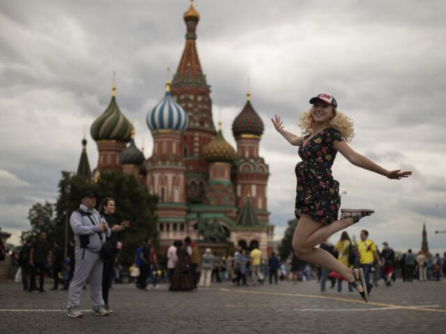 Ruskom Moskva, turistka