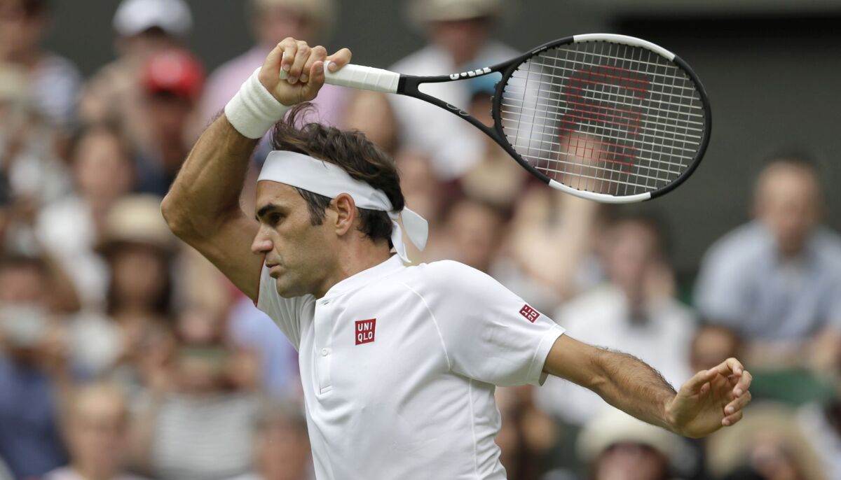 Britain Wimbledon Tenis Federer