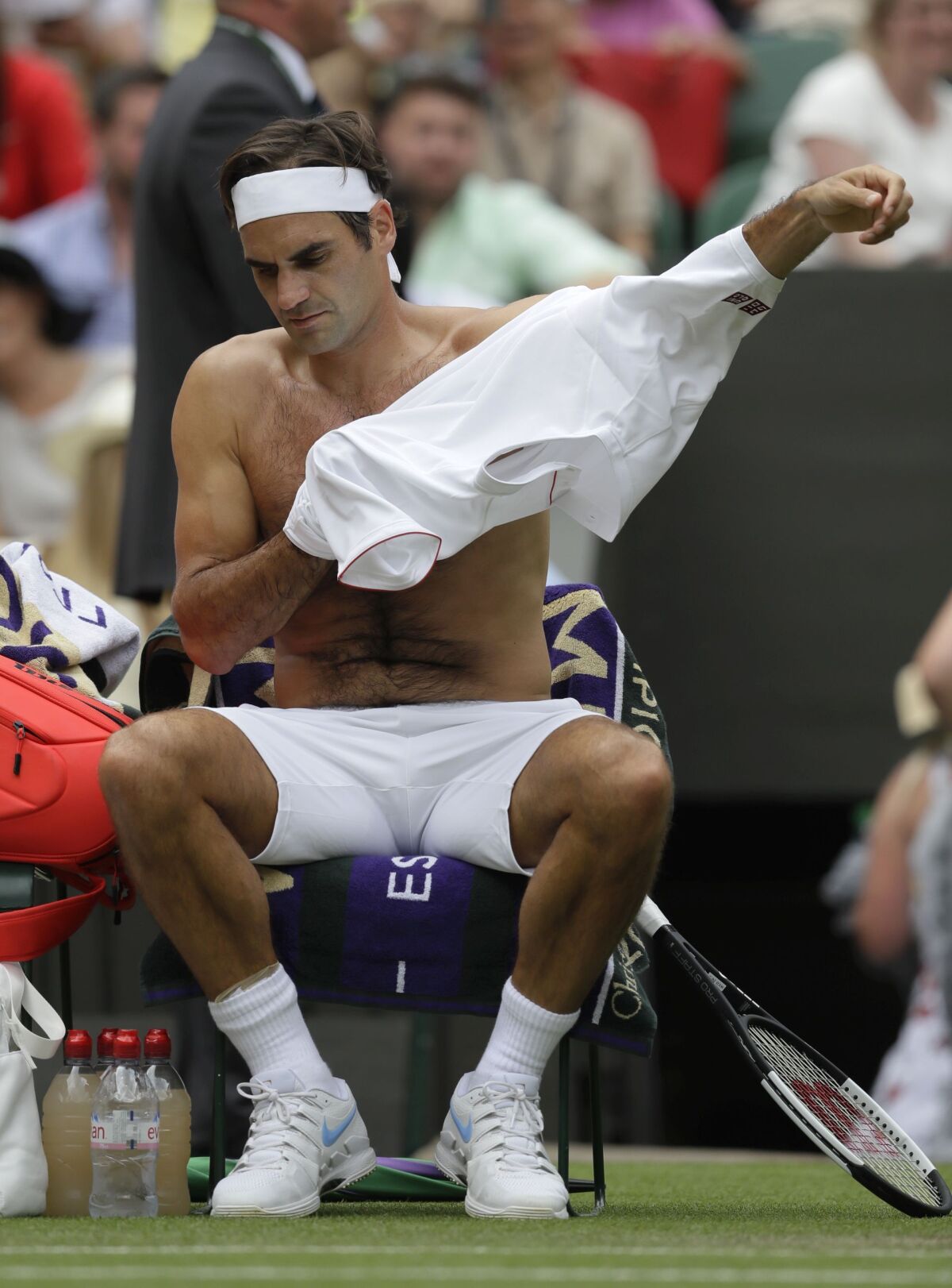 Britain Wimbledon Tennis Federer