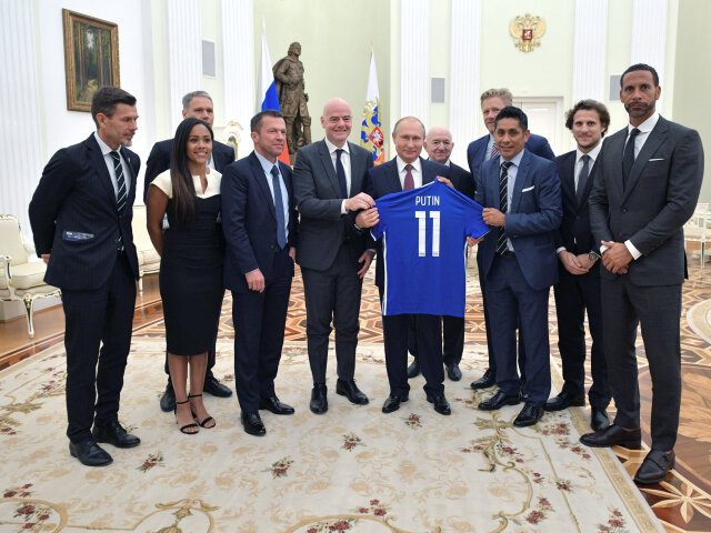 Vladimir Putin, Gianni Infantino