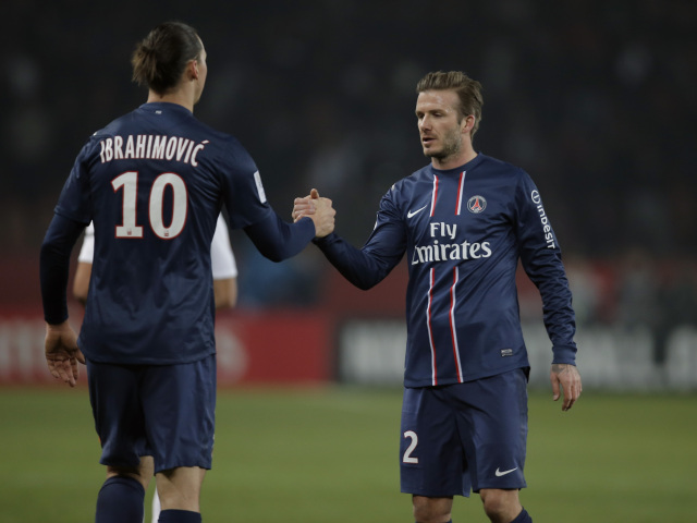 Zlatan Ibrahimovič, David Beckham
