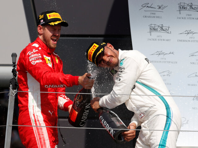 Sebastian Vettel, Lewis Hamilton
