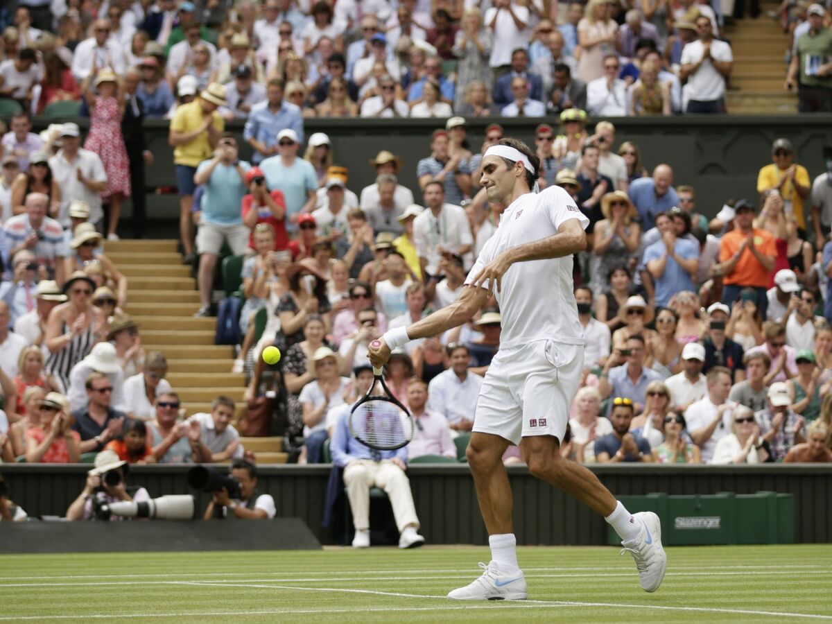 Britain Wimbledon Tennis federer