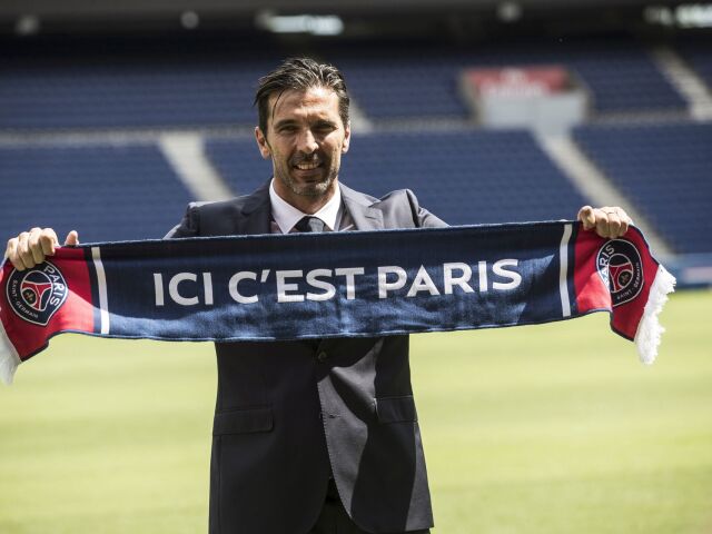 Francúzsko Futbal PSG Buffon zmluva podpis