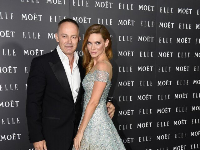 Slovenská modelka Andrea Verešová a jej manžel Daniel Volopich. 