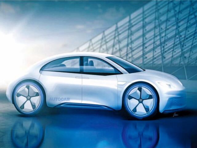 VW Beetle EV - 2022 skica
