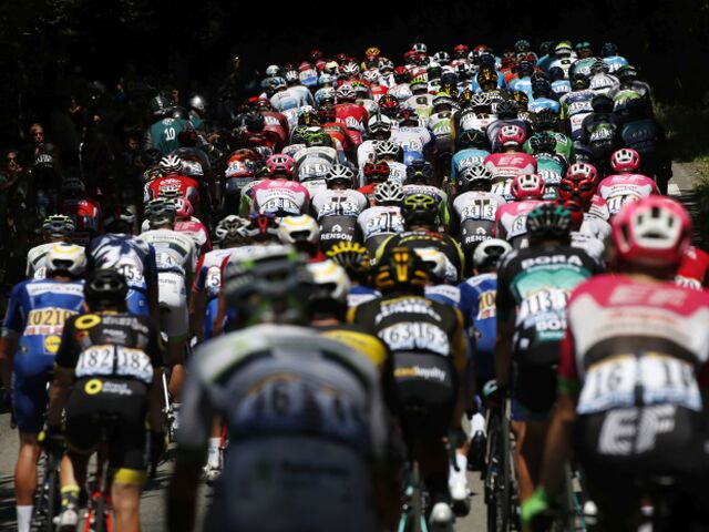 Tour de France, 5. etapa, pelotón