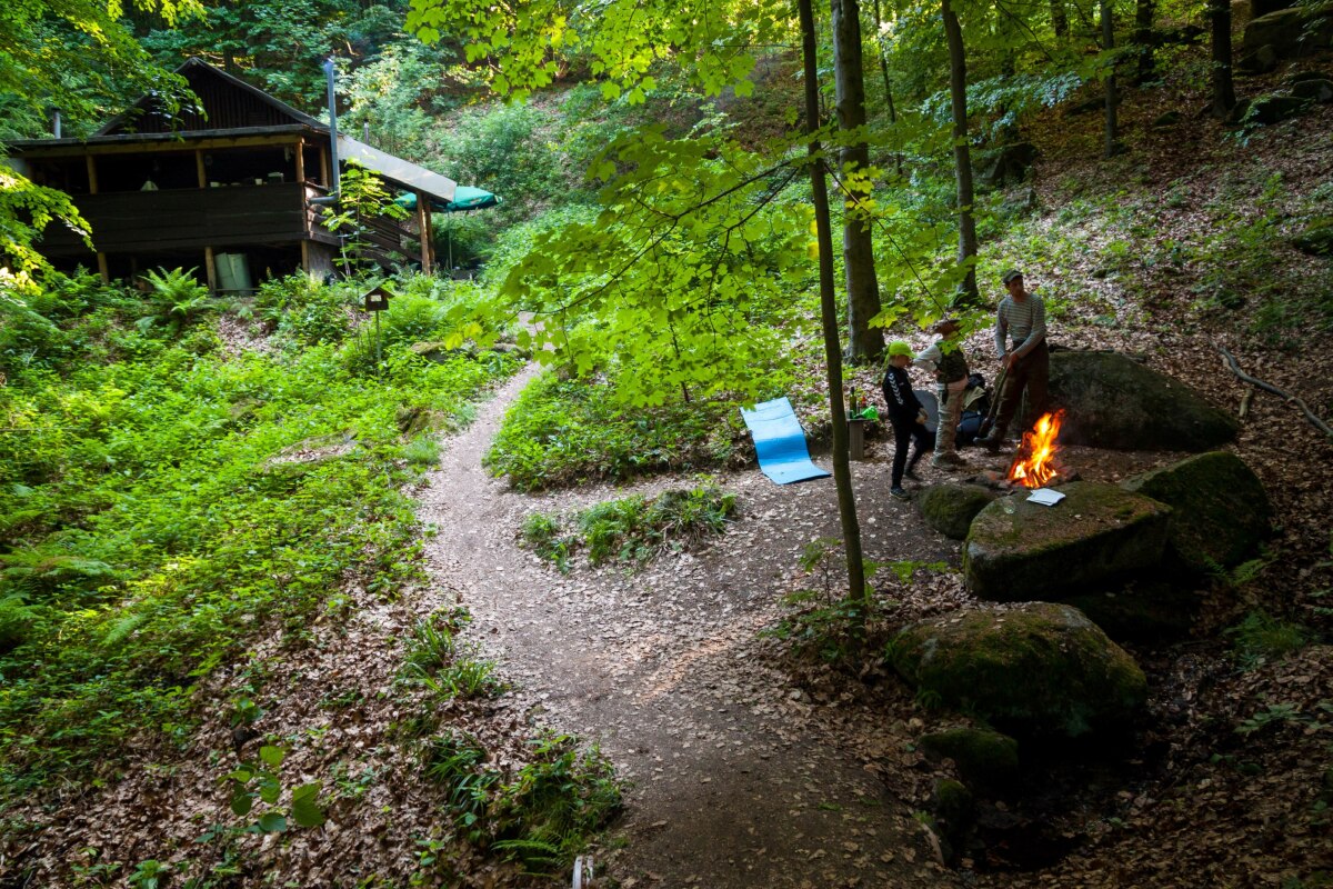 tramping, trampská osada,