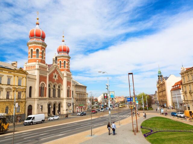 Plzeň, synagóga