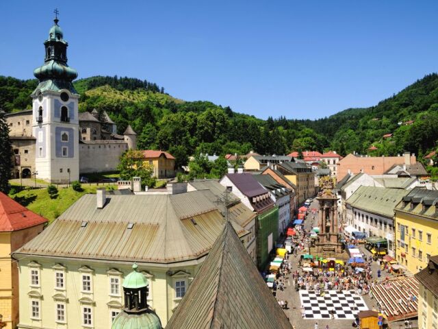 Banská Štiavnica, živý šach