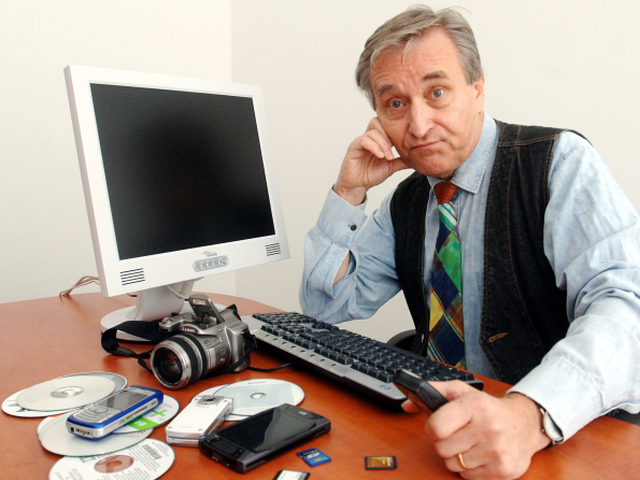 Herec a humorista Milan Markovič na zábere z roku 2005. 