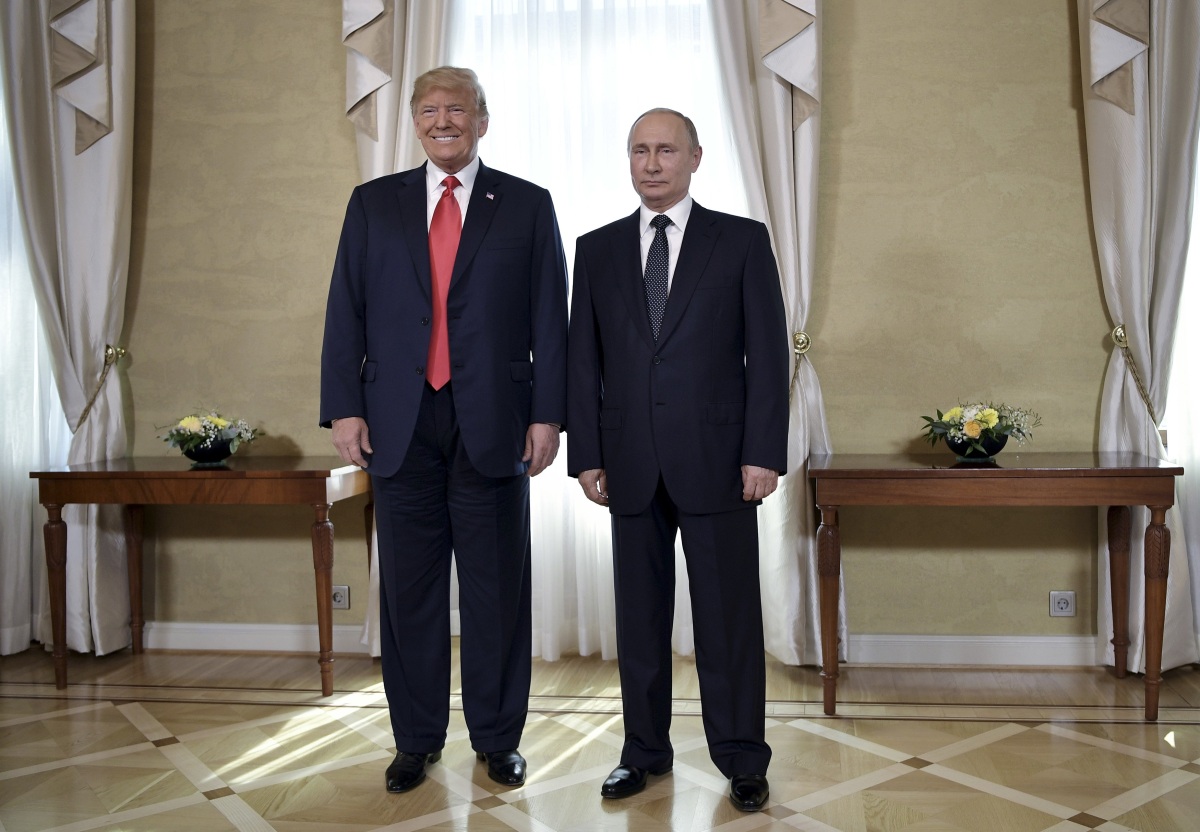 Fínsko Helsinki USA Rusko Trump Putin summit