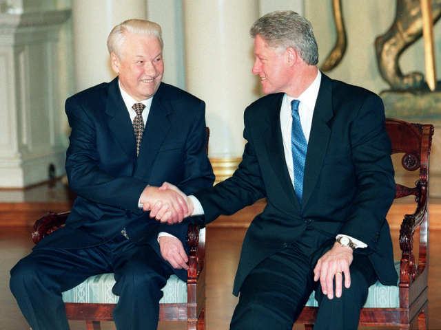 jelcin, clinton, 1997,