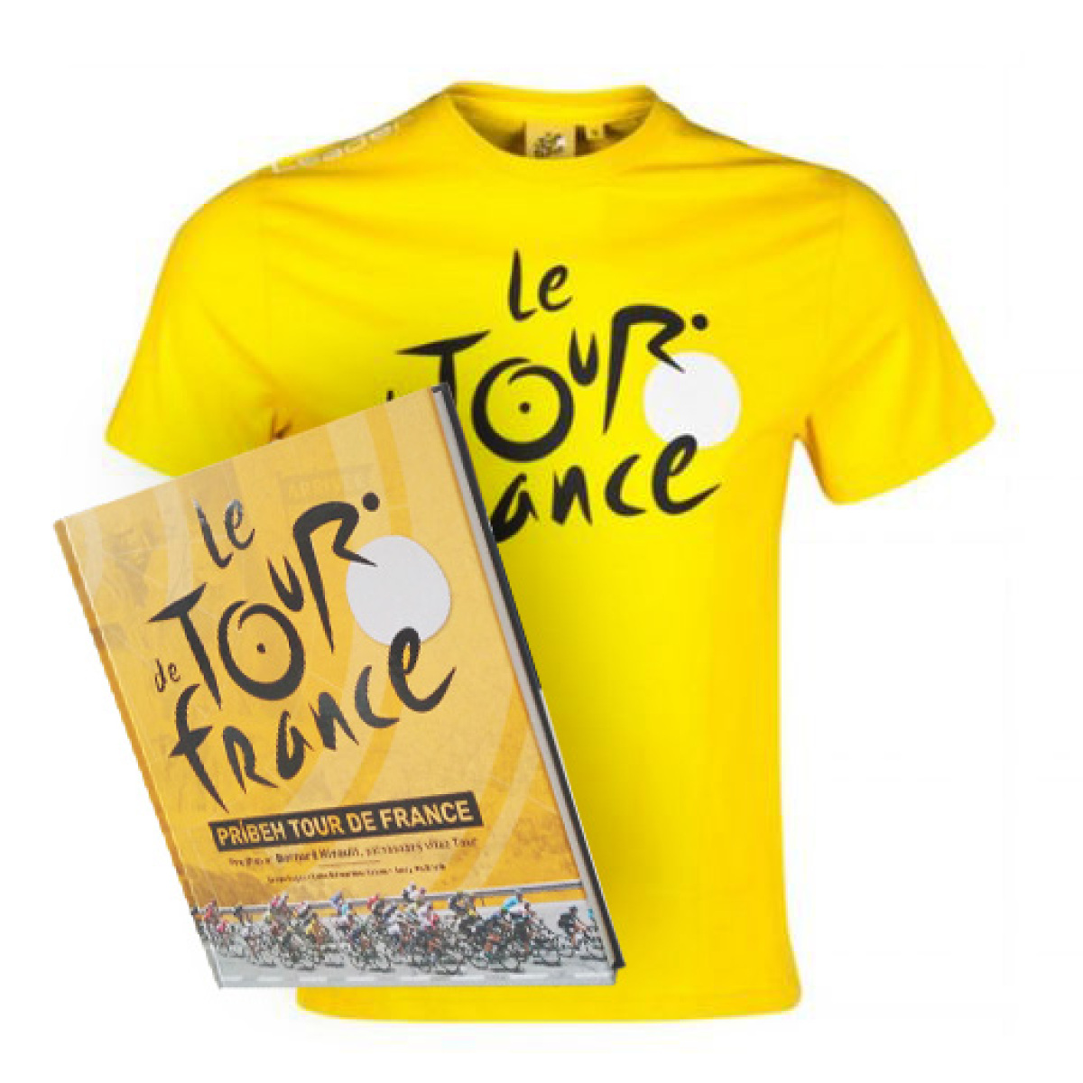 Tričko Tour de France  + kniha Príbeh Tour de France