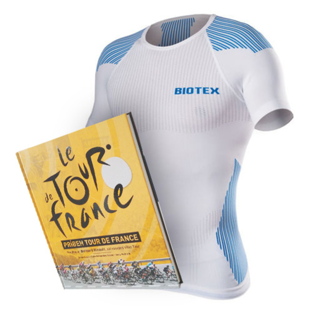 BIOTEX pánske funkčné tričko + kniha Príbeh Tour de France