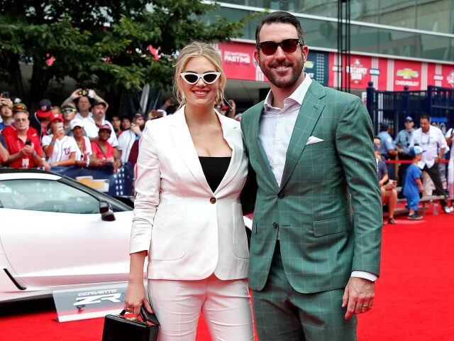 Športovec Justin Verlander a jeho manželka Kate Upton.