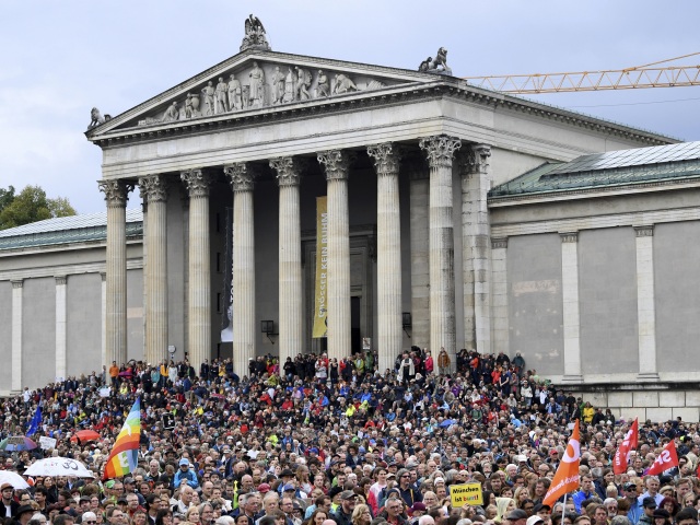 Nemecko Mníchov protest