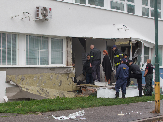 vybuch, bebravska, policia, vysetrovanie,