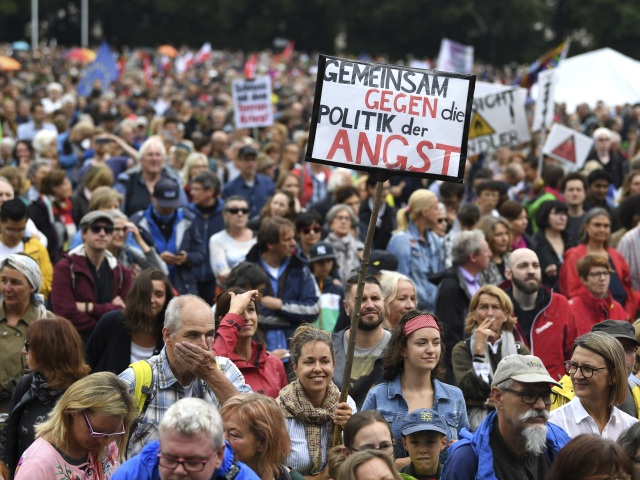 Bavorsko, protest, politika strachu