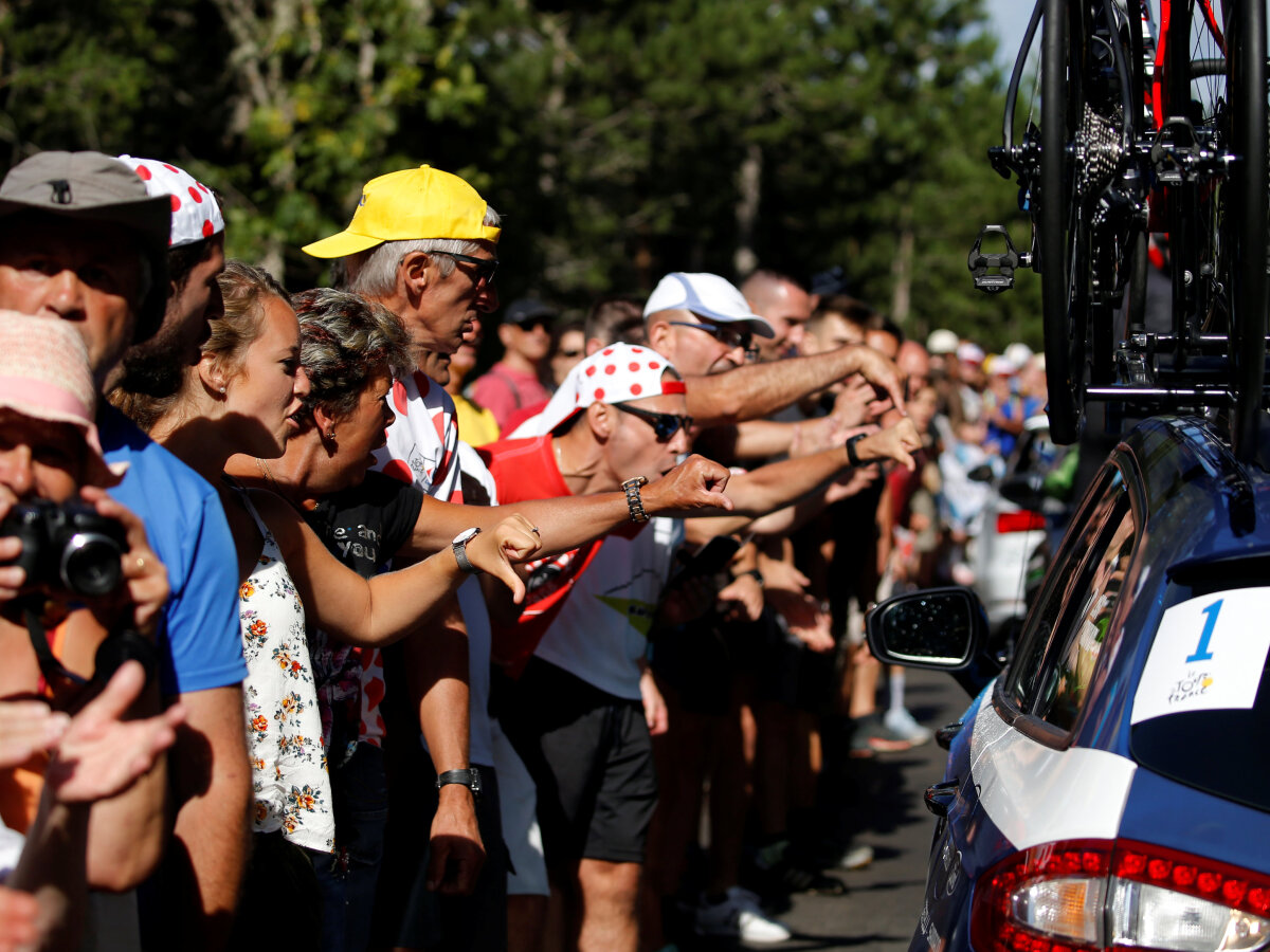 Tour de France, Sky, fanúšikovia