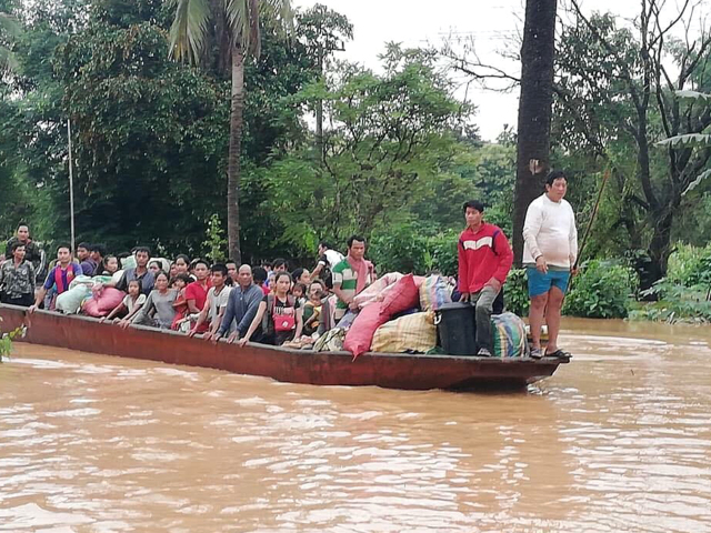 Laos, kolaps, priehrada